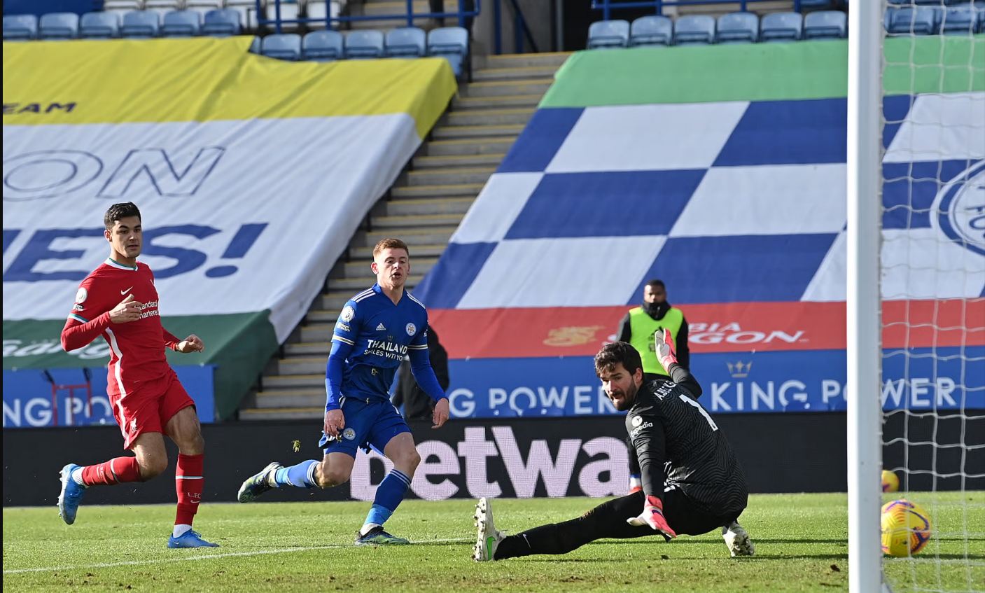 Liverpool 3-1 Leicester: Szoboszlai five minutes place Liverpool in front