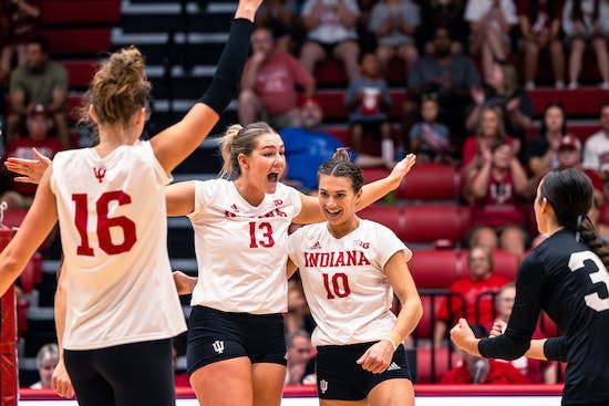 Indiana volleyball loses to Ohio State in…