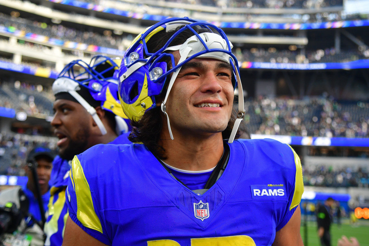 Puka Nacua of the Los Angeles Rams is named to the…