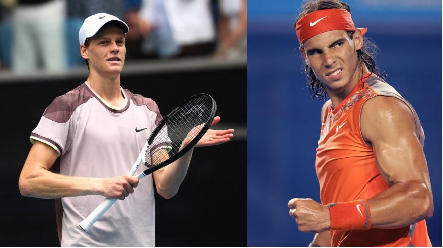 Can Jannik Sinner’s skill be compares to Rafael Nadal’s?