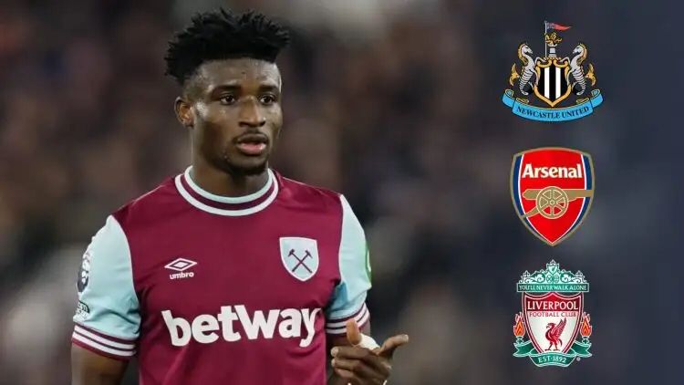 Sportheadline now: Newcastle United are reportedly ready to battle Arsenal and Liverpool for the signing of West Ham winger Mohammed Kudus.