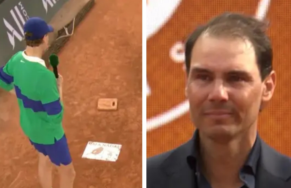 Watch: Jannik Sinner salutes Rafael Nadal’s greatness with heartfelt gesture